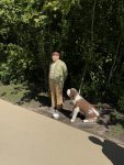 Alltagsmensch mit Hund